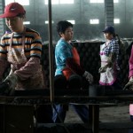 Li Xiaofei, “Assembly Line — No. 11,” 3 channel video, silent : color : HD : PAL : 04'00', 04'00', 04'00', 2012 Li Xiaofei, “Assembly Line — No. 11,” 3 channel video, silent : color : HD : PAL : 04'00', 04'00', 04'00', 2012