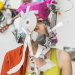 Girolamo Marri,“神秘的大师，他的论文， 他的徒弟和他们妄想出来眩晕的人物我，装置和艺术行为，现场品，布基胶带, 2013