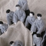 Ji Wenyu and Zhu Weibing, Grab, Help, installation, cloth and other materials, 2010