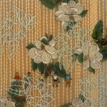 Magnolia Boys 2005, 60x60 cm, plaster replicas of pills, polymer paint (acrylic), epoxy resin and ink on wood panel, 2005