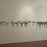 Shadow Count, ceramics plexiglass,  2010 