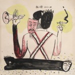 钱嵘, "历史书," 水彩在牛皮纸上,38 x 38cm, 2010 钱嵘, "历史书," 水彩在牛皮纸上,38 x 38cm, 2010