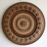 Bai Yiluo, “Center No.3," wooden board, 120 x 12cm, 2013cm Bai Yiluo, “Center No.3," wooden board, 120 x 12cm, 2013cm