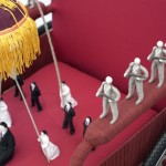 计文于和朱卫兵, 读"步辇图"有感, 103 x 69 x105 cm, 2011