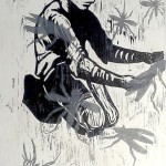 Monika Lin, “Exemplar No.11,” woodcuts on fabriano paper, 24cm x 22cm, 2013