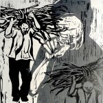 Monika Lin, “Exemplar No.3,” woodcuts on fabriano paper, 24cm x 22cm, 2013 