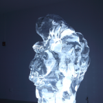 亚塔兰帝斯，亚克力，不锈钢，LED灯，220 x 76 x 100 cm, 2012