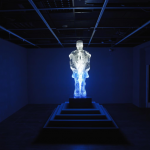 最后的武士，亚克力，LED灯，不锈钢， 80 x 700 x 230 cm, 2011