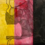 A Person Who Has Never Seen the Ocean, scroll painting on xuan paper,  340 x 33 cm, 2010