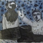 Qian Rong, Lone Island No.15, ink on xuan paper, 43 x 43cm, 2011 Qian Rong, Lone Island No.15, ink on xuan paper, 43 x 43cm, 2011