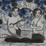 Qian Rong, Lone Island No.7, ink on xuan paper, 43 x 43cm, 2011 Qian Rong, Lone Island No.7, ink on xuan paper, 43 x 43cm, 2011