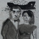 Qian Rong, Lone Island, ink on xuan paper, 43 x 43cm, 2011 Qian Rong, Lone Island, ink on xuan paper, 43 x 43cm, 2011