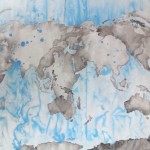 Decalage, watercolor on rice paper, 2011 Decalage, watercolor on rice paper, 2011