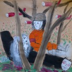 Qian Rong, Shanghai Alliance No.22, watercolor on craft paper, 45 X 43cm Qian Rong, Shanghai Alliance No.22, watercolor on craft paper, 45 X 43cm