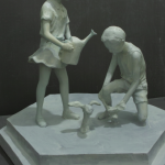 Su Chang， Street Garden, Fiberglass Sculpture, 49 x 49 x 50 cm, 2010