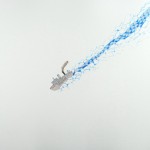 陈熹，破冰船，水彩纸上铅与墨，70 X 100cm, 2011