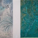 肖像练习, Op.56, “伴着你” 丙烯色, 矿物色, 铅笔, 数码打印, A4打印纸, 宣纸, 66 x 33cm, 2011(克里斯朵夫 艾瑟)