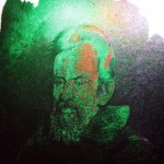 Gallileo and Buddhist Time, oil on canvas, 73 X 93 CM, 2012