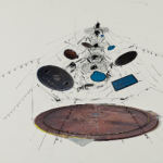 Karin van Dam, “Tsunami.Tokyo," drawings, 2013