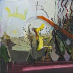  “Little Horse Crossing the River,” oil on canvas, 70 x 70, 2012