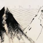 Wei Qingji, "Landscape," ink and mixed media on rice paper, 70 x 136cm,2009