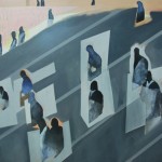 Zheng Wenxin, “Smile,” oil and acrylic on canvas, 90 X 135cm, 2011 Zheng Wenxin, “Smile,” oil and acrylic on canvas, 90 X 135cm, 2011