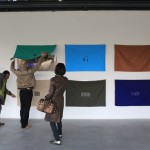 Li Mu,"Qiuzhuang Project-a dispersed museum project," Giclée print mounted on aluminum board, silk screened cloth, 75 × 10cm, 2013 Li Mu,"Qiuzhuang Project-a dispersed museum project," Giclée print mounted on aluminum board, silk screened cloth, 75 × 10cm, 2013