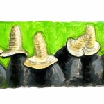 Zhang Hao, Inside Pages of “Hat-trick,” Book of the Artist, 28.6 x 24.3 x 2.3cm，150 Pages, 2013.